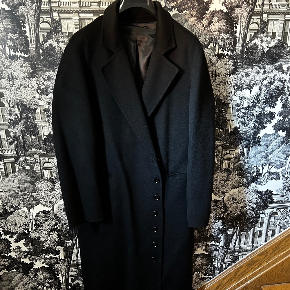 JOSEPH black double-breasted wool coat size 4-6 US